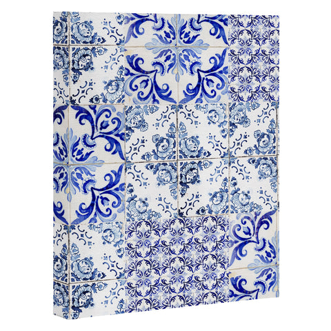 Ingrid Beddoes Portuguese Azulejos Art Canvas