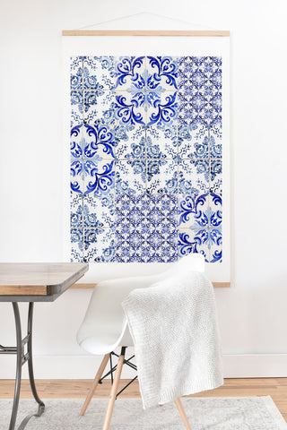 Ingrid Beddoes Portuguese Azulejos Art Print And Hanger