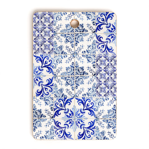 Ingrid Beddoes Portuguese Azulejos Cutting Board Rectangle