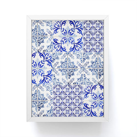 Ingrid Beddoes Portuguese Azulejos Framed Mini Art Print