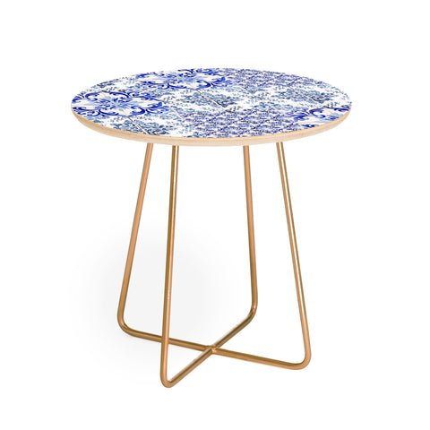 Ingrid Beddoes Portuguese Azulejos Round Side Table