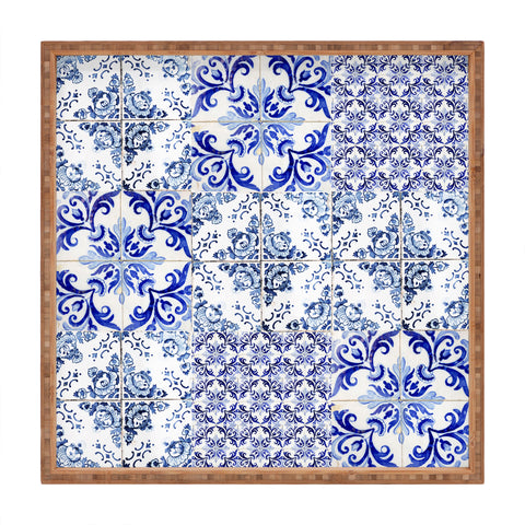 Ingrid Beddoes Portuguese Azulejos Square Tray