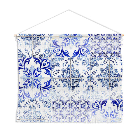 Ingrid Beddoes Portuguese Azulejos Wall Hanging Landscape