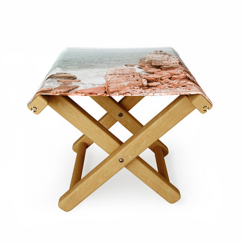 Ingrid Beddoes Rocky coastline Folding Stool