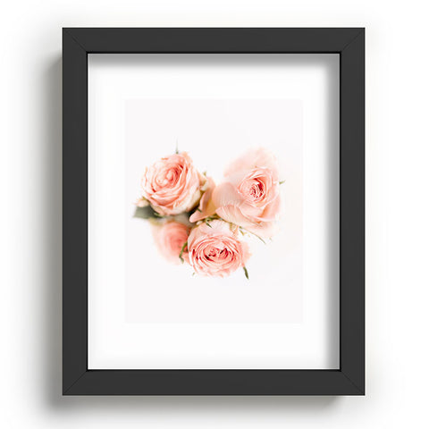 Ingrid Beddoes Rose pink lemonade Recessed Framing Rectangle