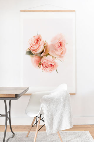 Ingrid Beddoes Rose pink lemonade Art Print And Hanger