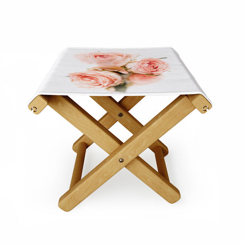 Ingrid Beddoes Rose pink lemonade Folding Stool