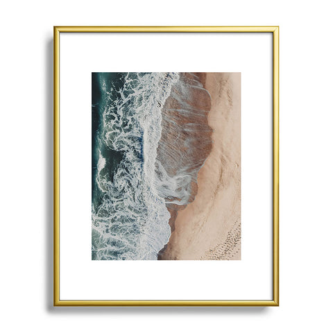 Ingrid Beddoes Sands of Gold Metal Framed Art Print