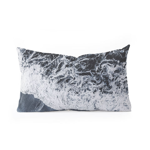 Ingrid Beddoes Sea Lace Oblong Throw Pillow