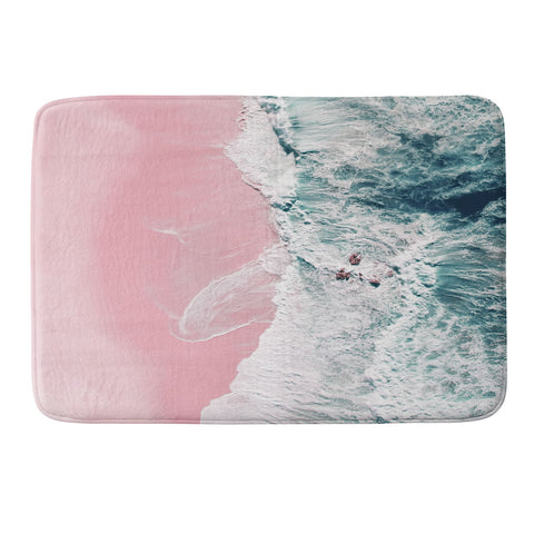 Ingrid Beddoes sea love Memory Foam Bath Mat