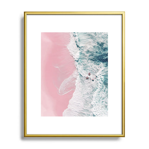 Ingrid Beddoes sea love Metal Framed Art Print