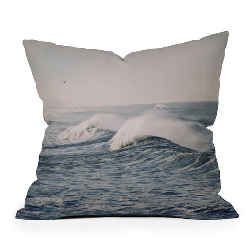 Ingrid Beddoes Stormy Waters Throw Pillow