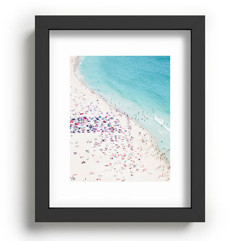 Ingrid Beddoes Summer beach love Recessed Framing Rectangle