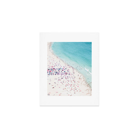Ingrid Beddoes Summer beach love Art Print