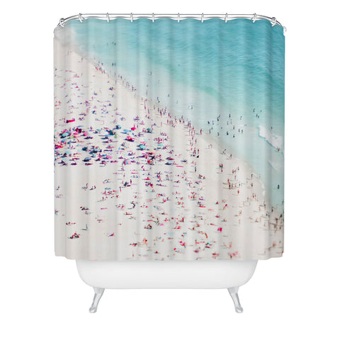Ingrid Beddoes Summer beach love Shower Curtain
