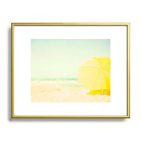 Ingrid Beddoes Summer Yellow I Metal Framed Art Print