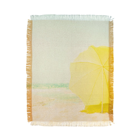 Ingrid Beddoes Summer Yellow I Throw Blanket