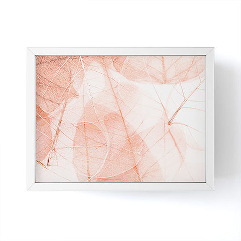 Ingrid Beddoes sun bleached apricot Framed Mini Art Print