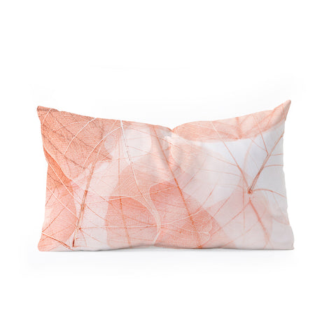 Ingrid Beddoes sun bleached apricot Oblong Throw Pillow