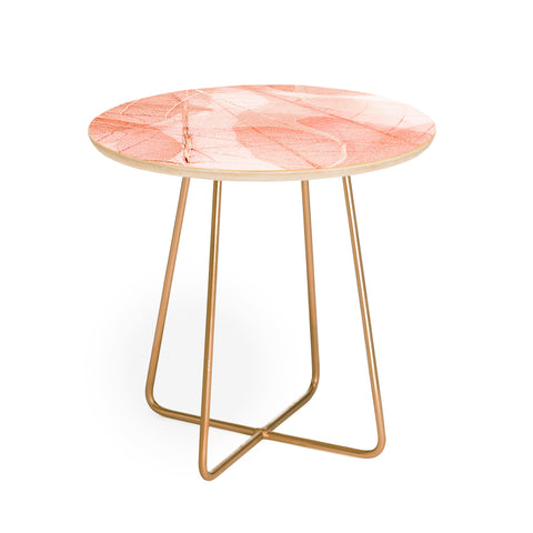 Ingrid Beddoes sun bleached apricot Round Side Table