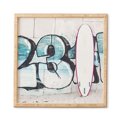 Ingrid Beddoes Surf Board 1 Framed Wall Art