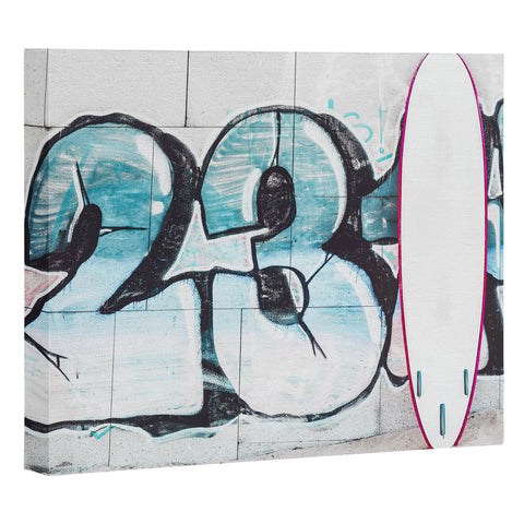 Ingrid Beddoes Surf Board 1 Art Canvas