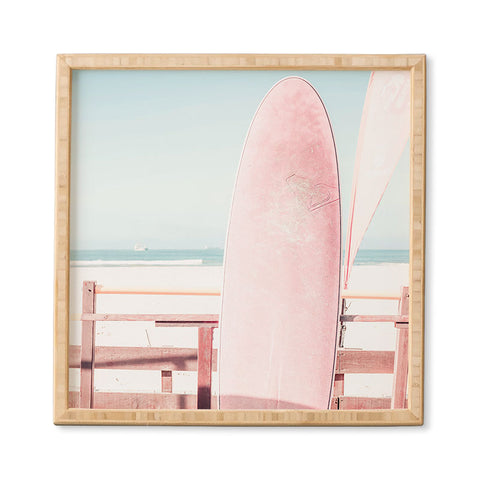Ingrid Beddoes Surf Board 2 Framed Wall Art