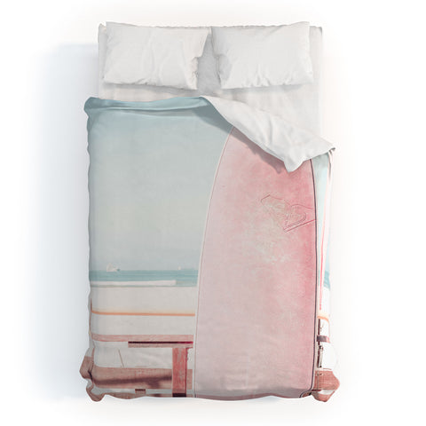 Ingrid Beddoes Surf Board 2 Duvet Cover