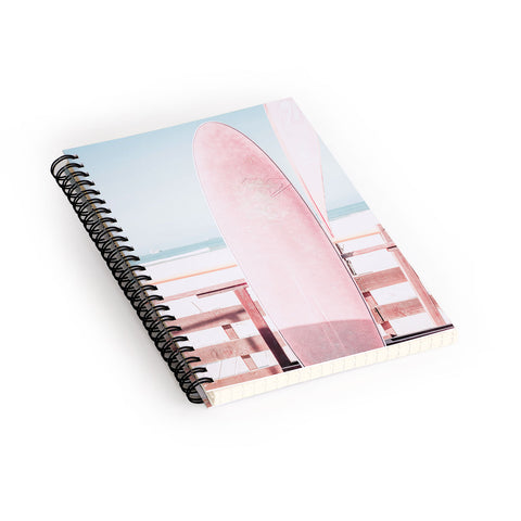 Ingrid Beddoes Surf Board 2 Spiral Notebook