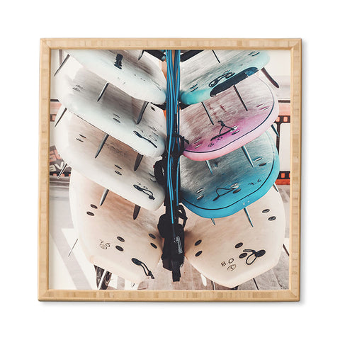 Ingrid Beddoes Surf Board 3 Framed Wall Art