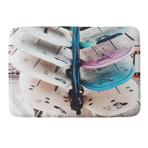 Ingrid Beddoes Surf Board 3 Memory Foam Bath Mat