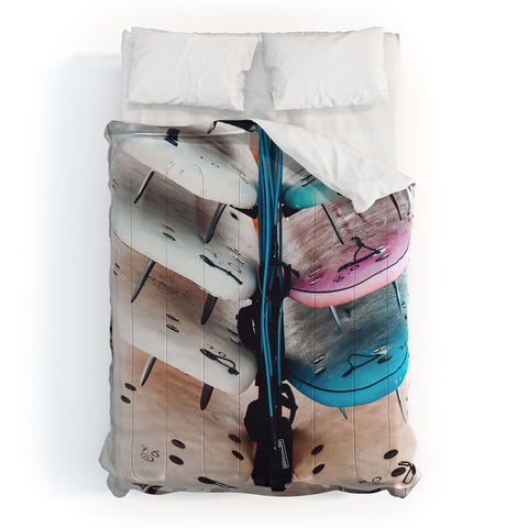 Ingrid Beddoes Surf Board 3 Comforter
