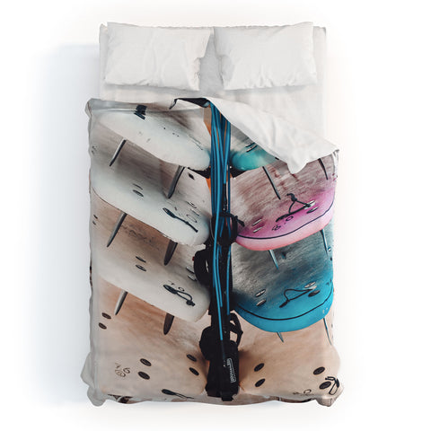 Ingrid Beddoes Surf Board 3 Duvet Cover