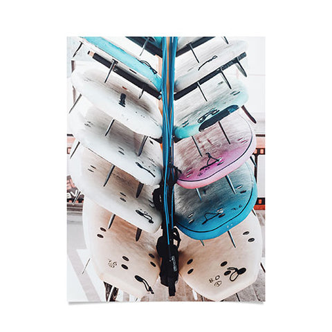 Ingrid Beddoes Surf Board 3 Poster