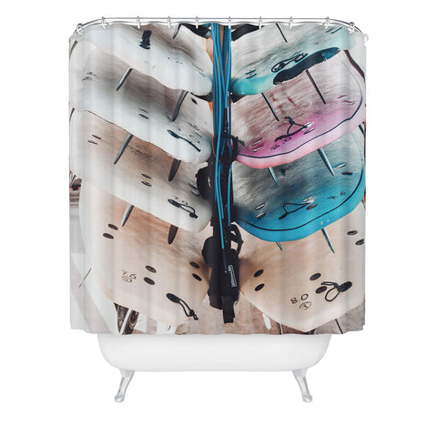 Ingrid Beddoes Surf Board 3 Shower Curtain