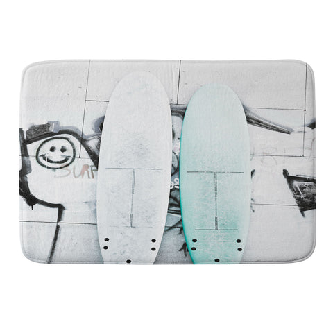 Ingrid Beddoes Surf Board 4 Memory Foam Bath Mat