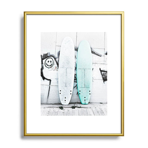Ingrid Beddoes Surf Board 4 Metal Framed Art Print