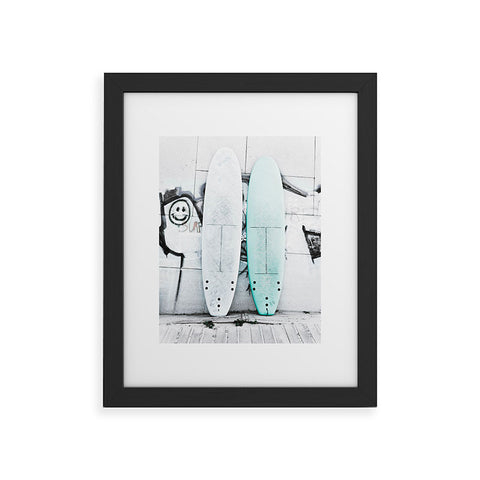 Ingrid Beddoes Surf Board 4 Framed Art Print