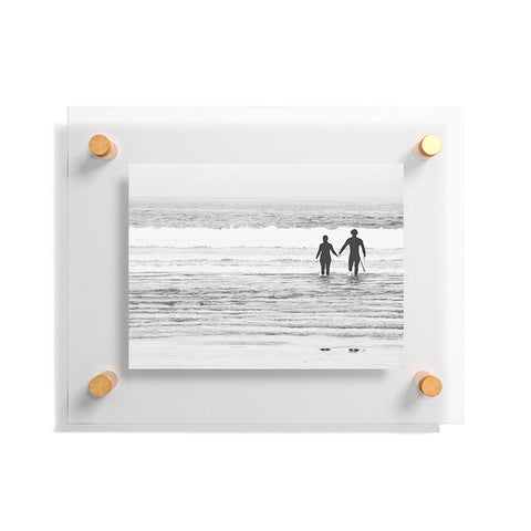 Ingrid Beddoes Surf Love Floating Acrylic Print