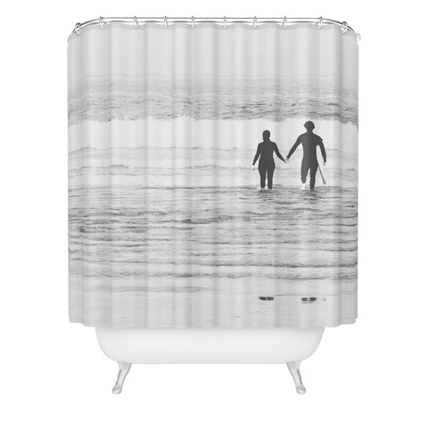 Ingrid Beddoes Surf Love Shower Curtain