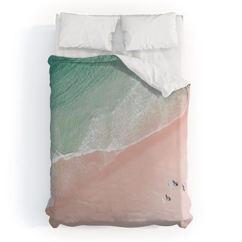Ingrid Beddoes Surf Yoga Duvet Cover