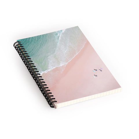 Ingrid Beddoes Surf Yoga Spiral Notebook