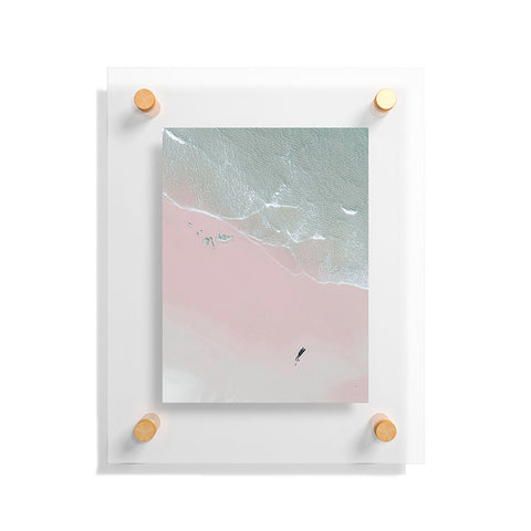 Ingrid Beddoes Surfer Chick Floating Acrylic Print