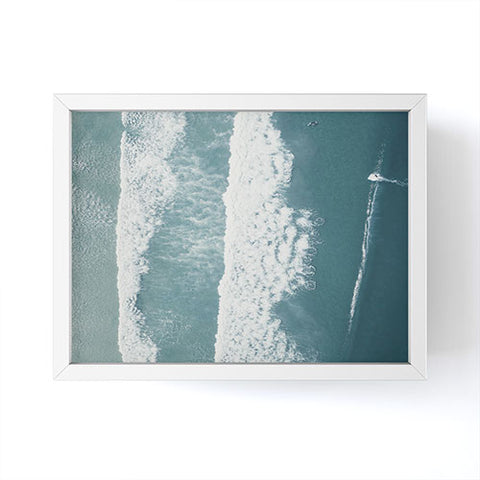 Ingrid Beddoes Surfing the Wave Framed Mini Art Print