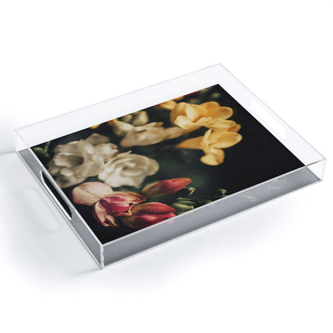Ingrid Beddoes Sweet spring bouquet Acrylic Tray