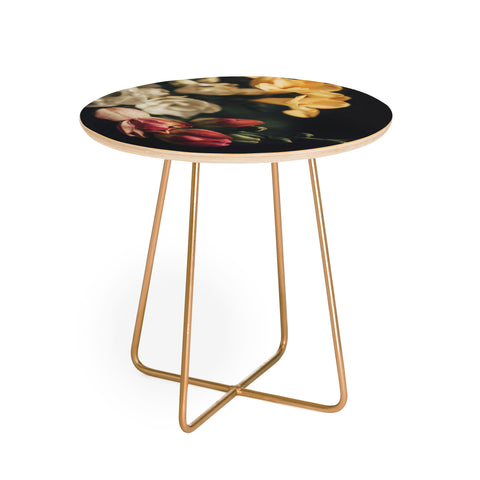 Ingrid Beddoes Sweet spring bouquet Round Side Table