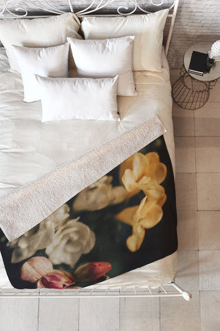 Ingrid Beddoes Sweet spring bouquet Fleece Throw Blanket