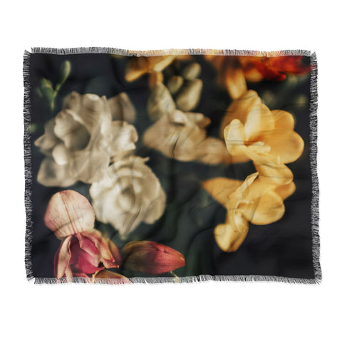 Ingrid Beddoes Sweet spring bouquet Throw Blanket
