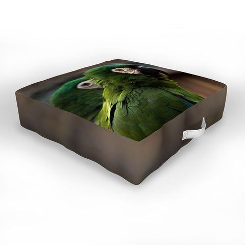 Ingrid Beddoes sweet talk Outdoor Floor Cushion