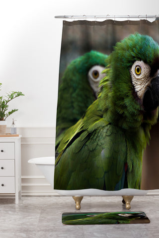 Ingrid Beddoes sweet talk Shower Curtain And Mat